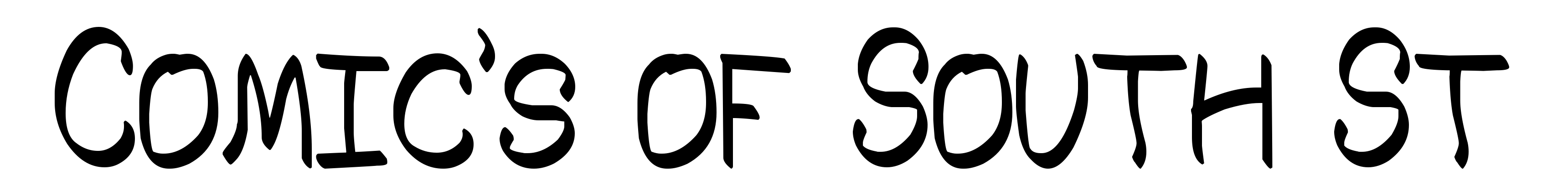 Comic's of South St