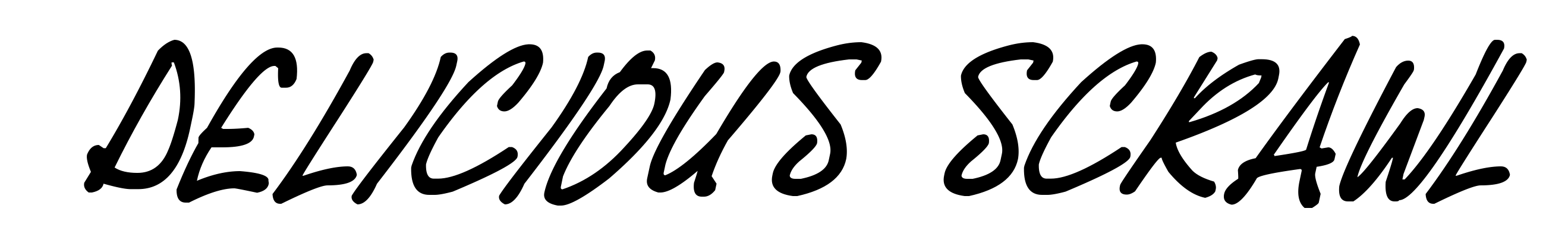 Delicious Scrawl