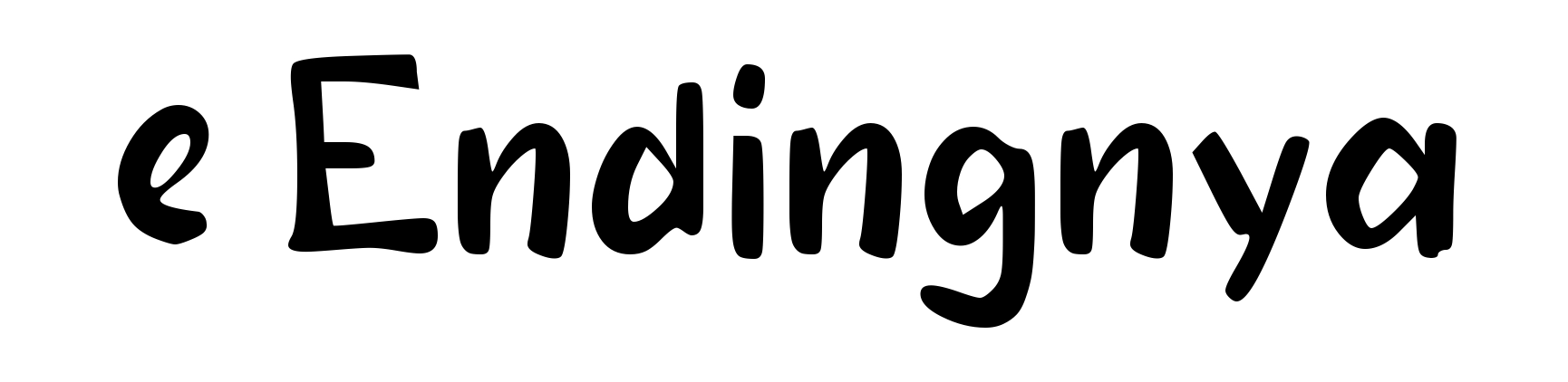 e Endingnya