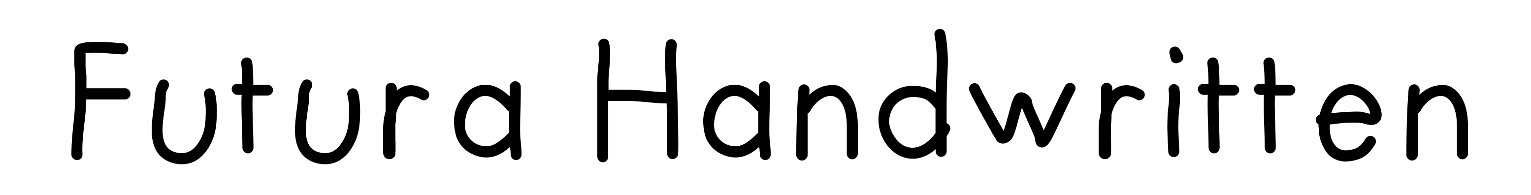 Futura Handwritten