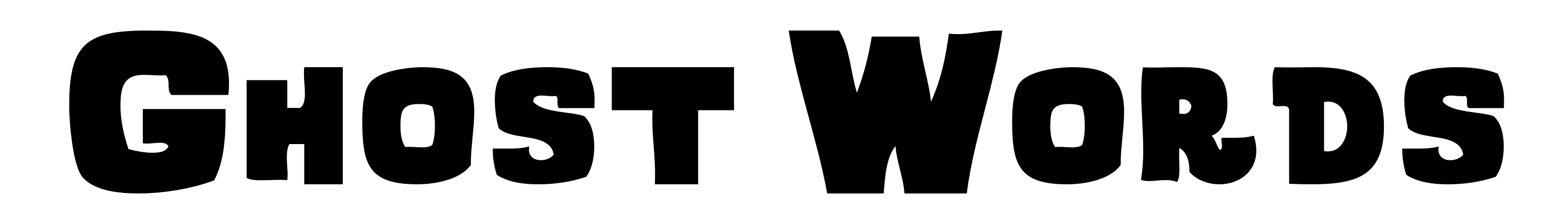 Ghost Words
