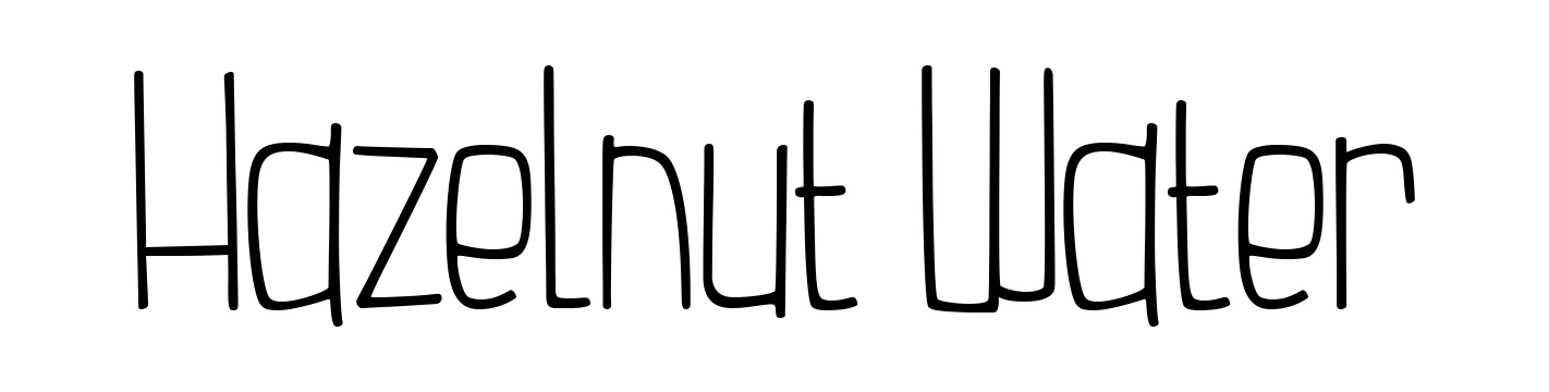 Hazelnut Water