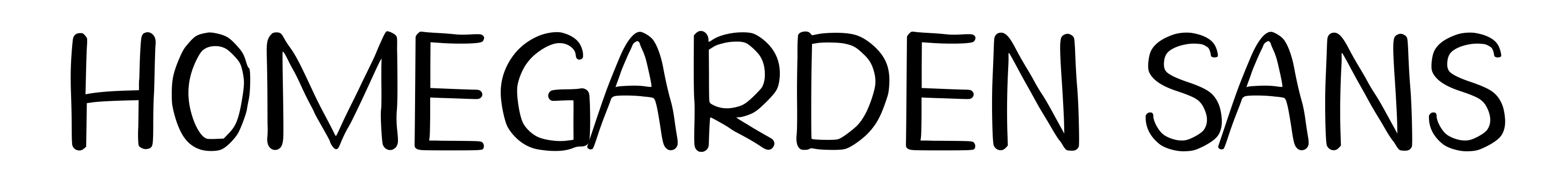 Homegarden Sans