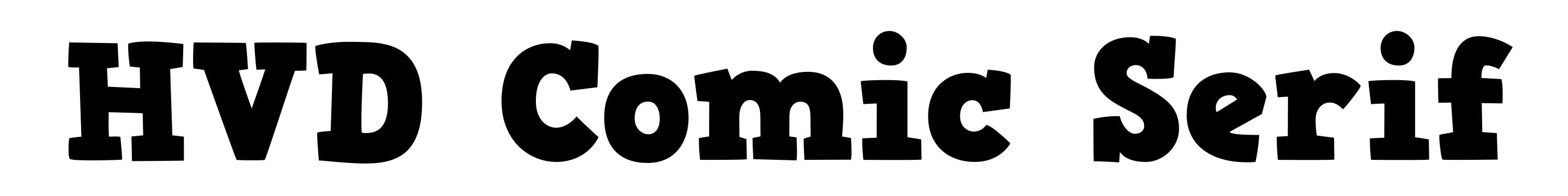 HVD Comic Serif