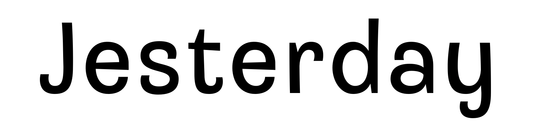 Jesterday