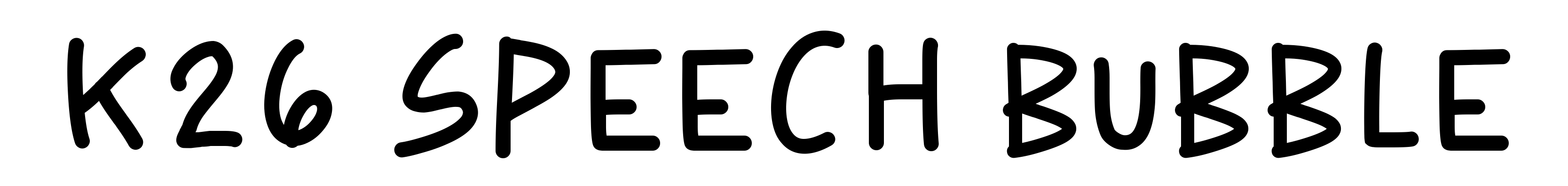 K26 Speech Bubble