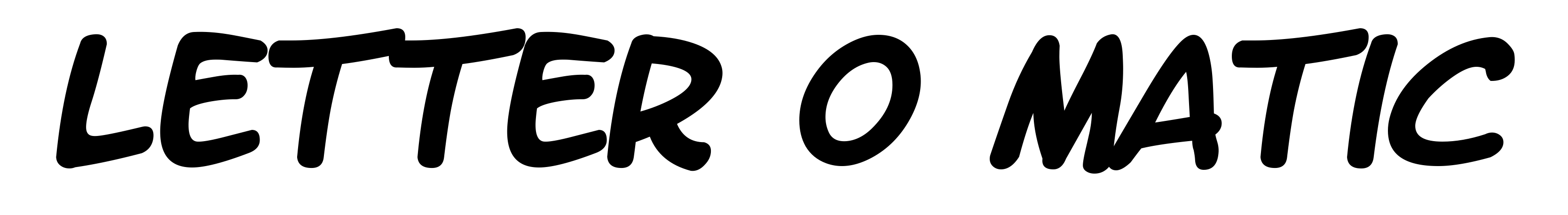 Letter O Matic