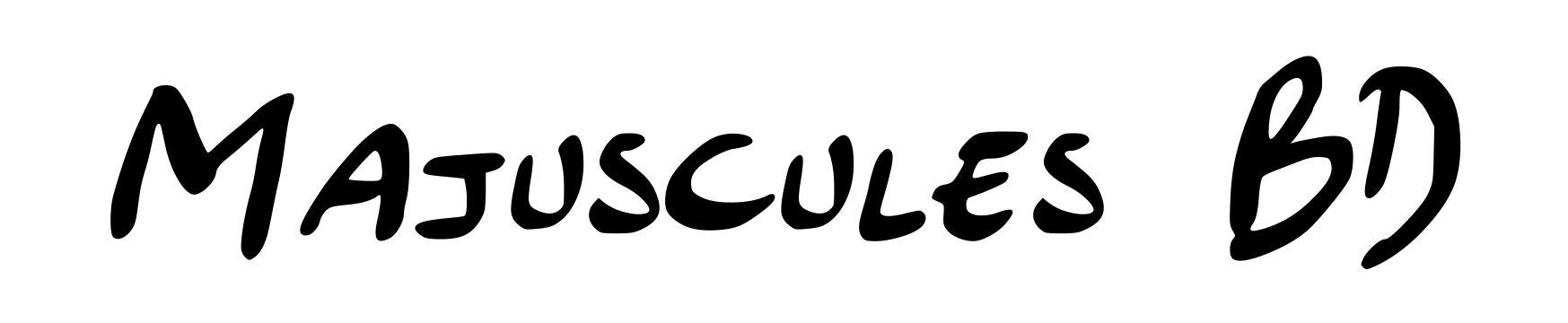 Majuscules BD