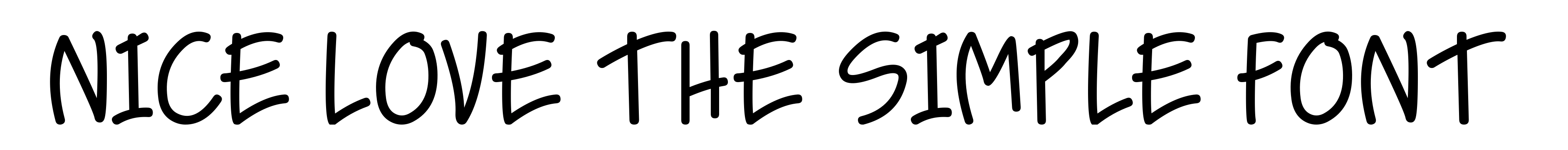 Nice Love The Simple Font