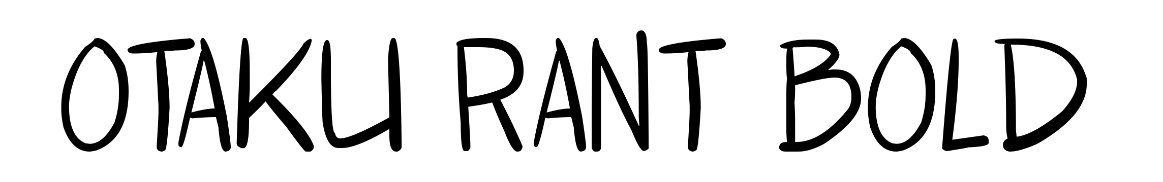 Otaku Rant Bold