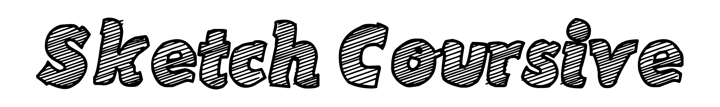 Sketch Coursive