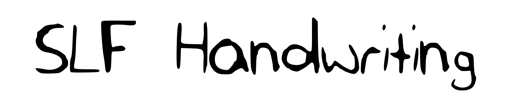 SLF Handwriting