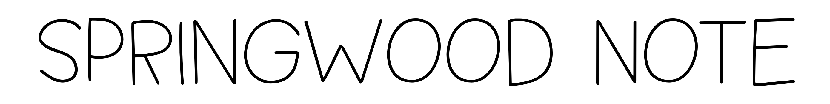 Springwood Note