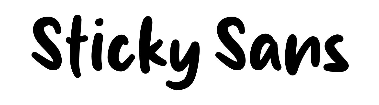 Sticky Sans