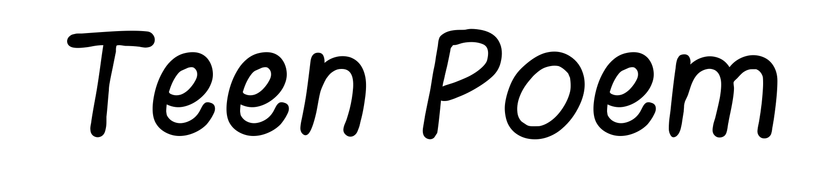 Teen Poem