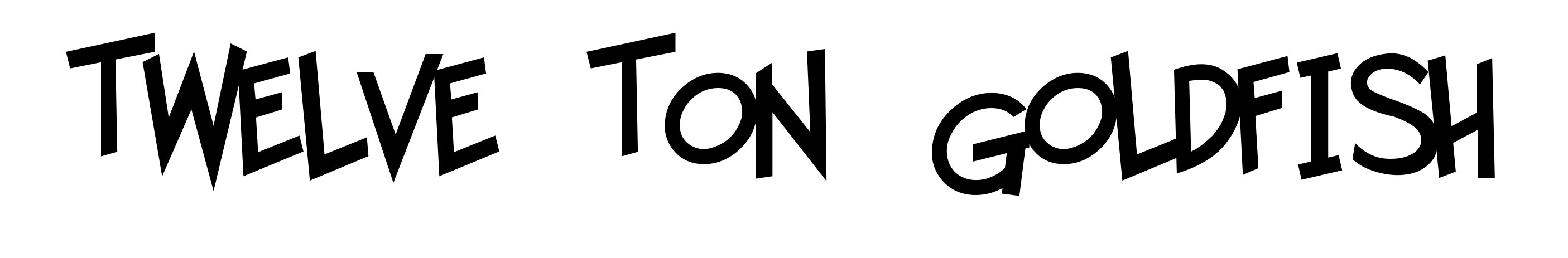 Twelve Ton Goldfish