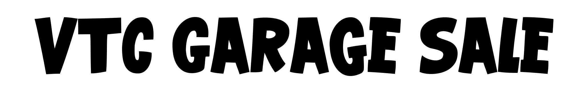 VTC Garage Sale