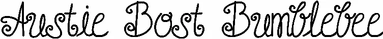 Austie Bost Bumblebee