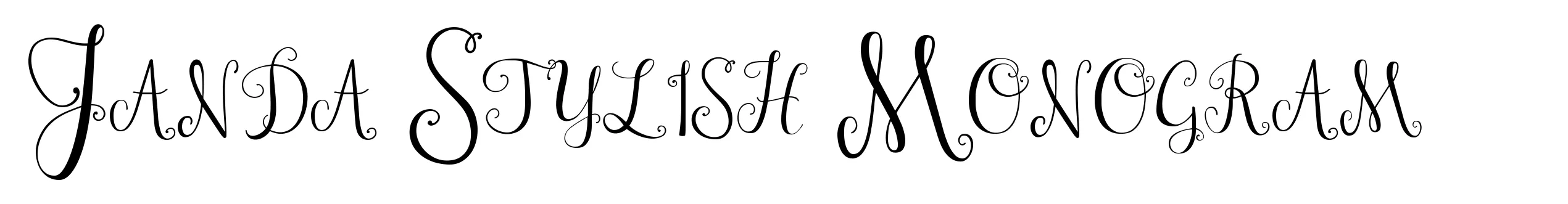 Janda Stylish Monogram