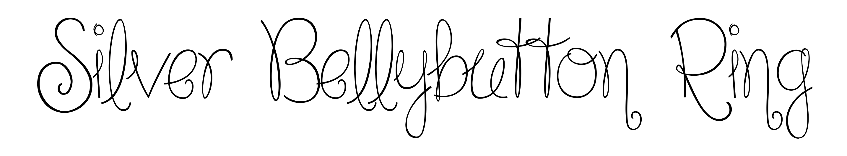 Silver Bellybutton Ring