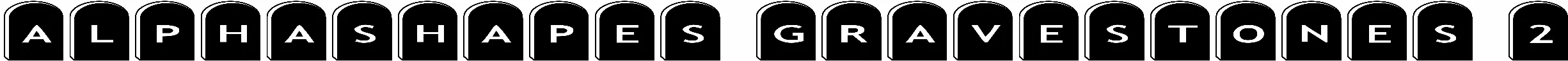 AlphaShapes gravestones 2