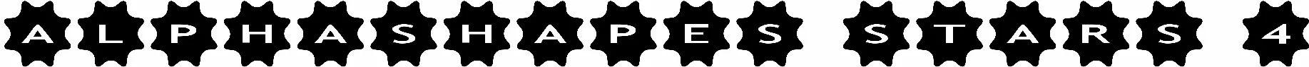 AlphaShapes stars 4