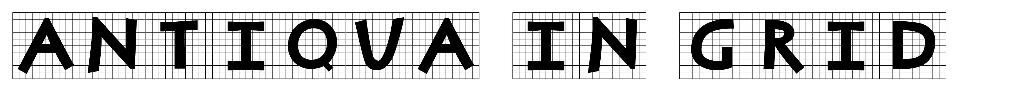 Antiqua In Grid