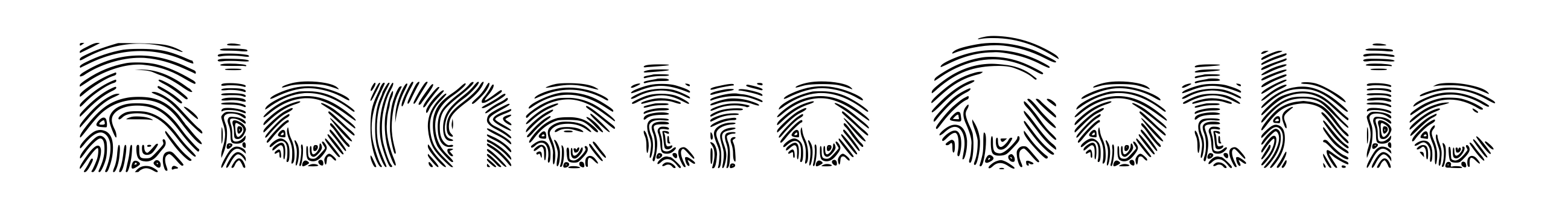 Biometro Gothic
