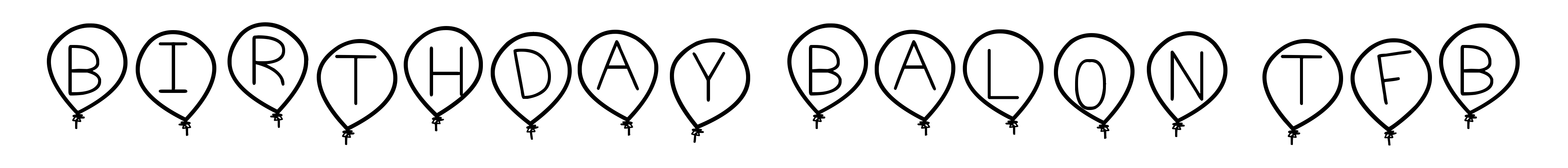 Birthday Balon TFB