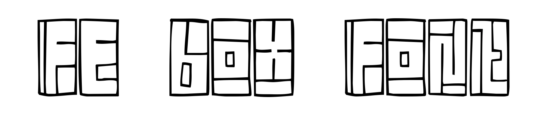FE Box Font
