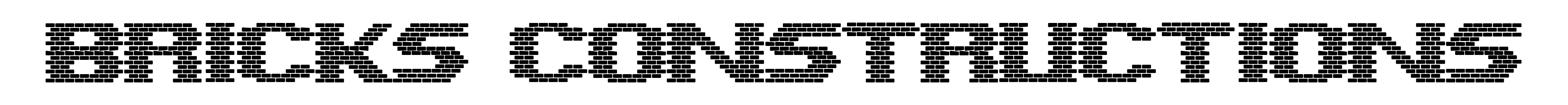 Bricks Constructions