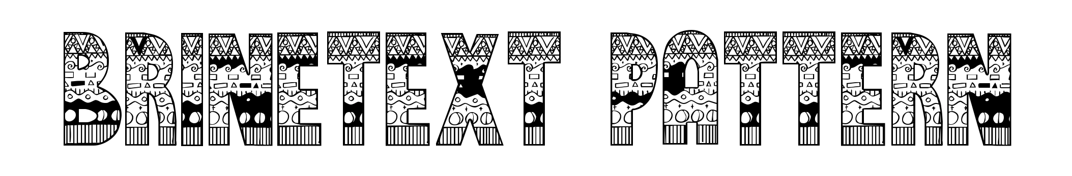 Brinetext Pattern