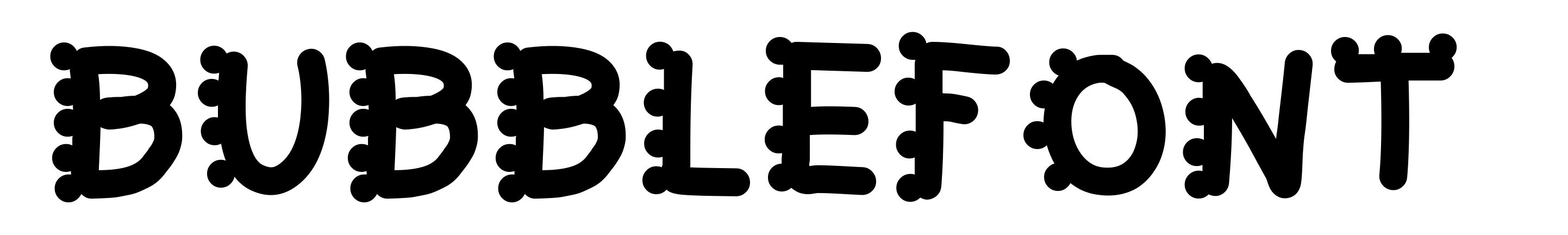 Bubblefont