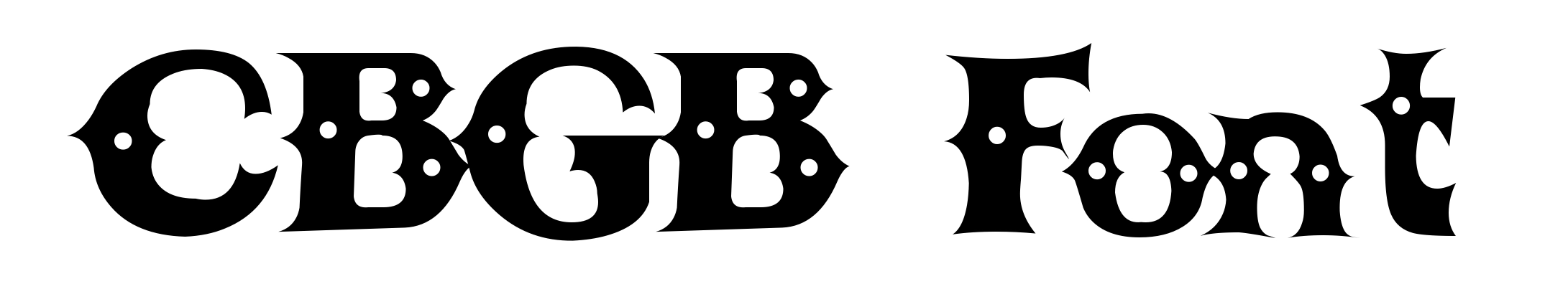 CBGB Font