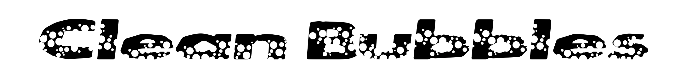 Clean Bubbles
