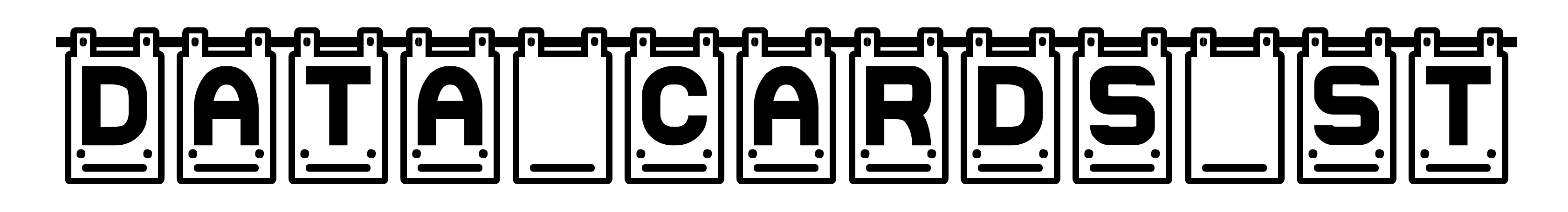 Data Cards St