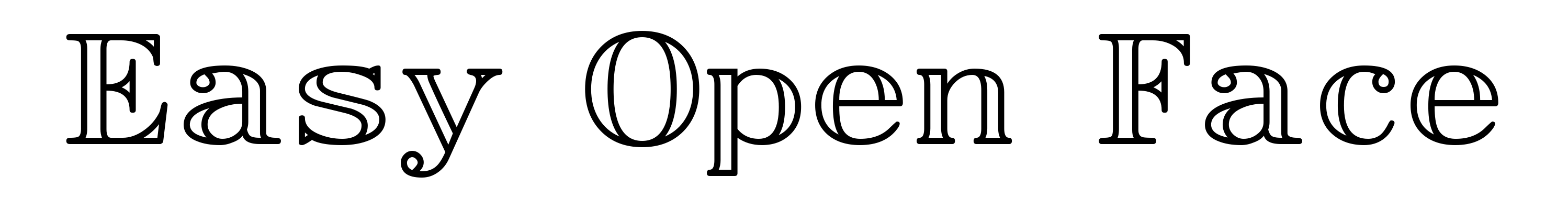 Easy Open Face