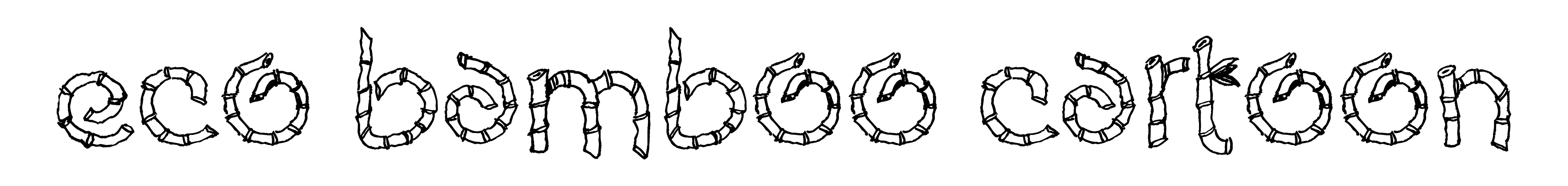 Eco Bamboo Cartoon