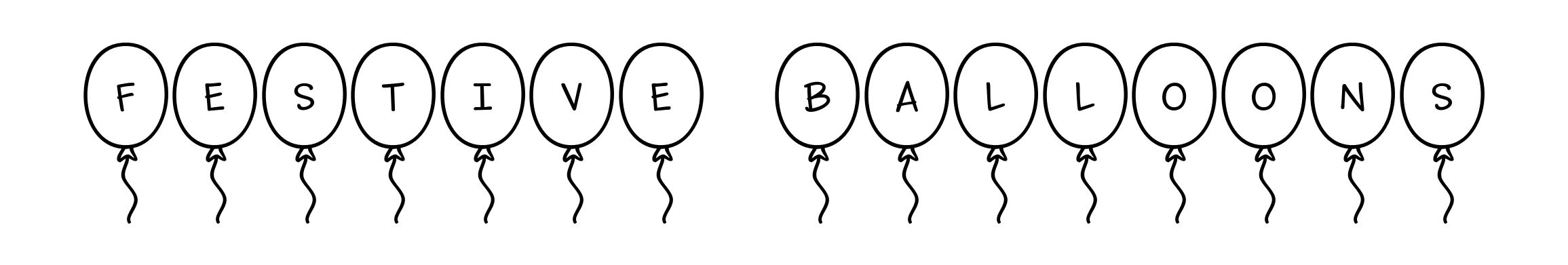 Festive Balloons