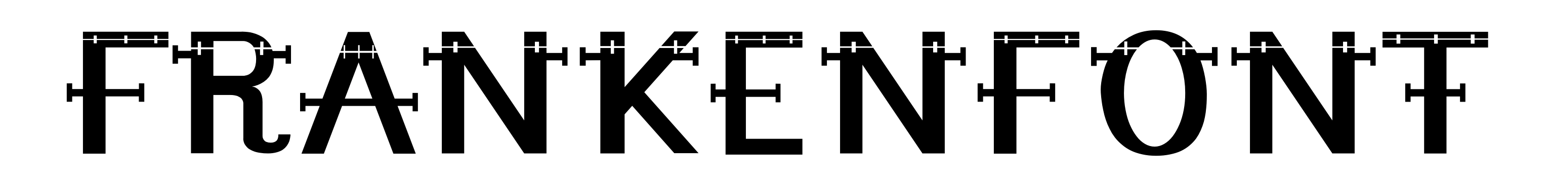 Frankenfont