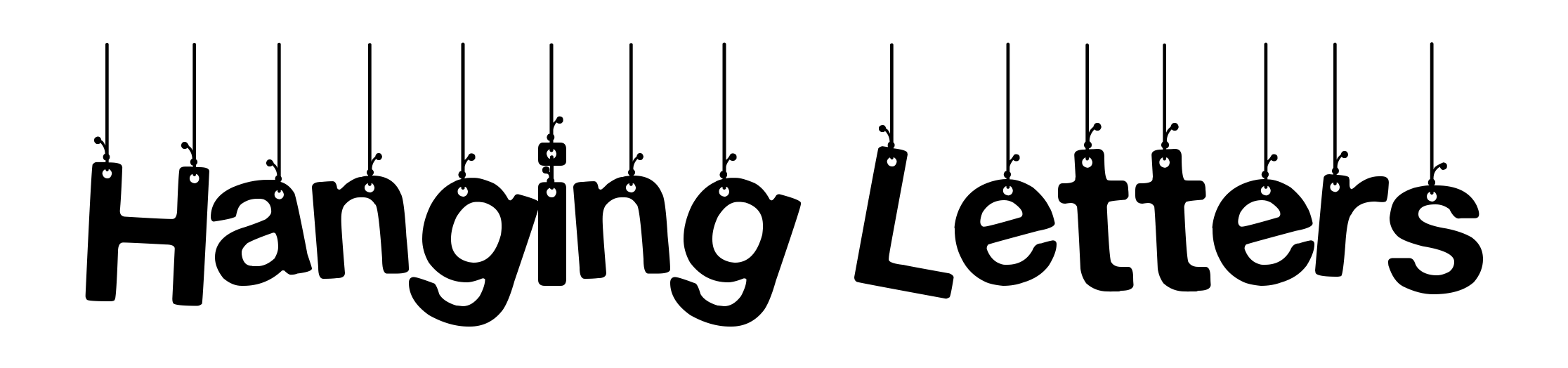 Hanging Letters