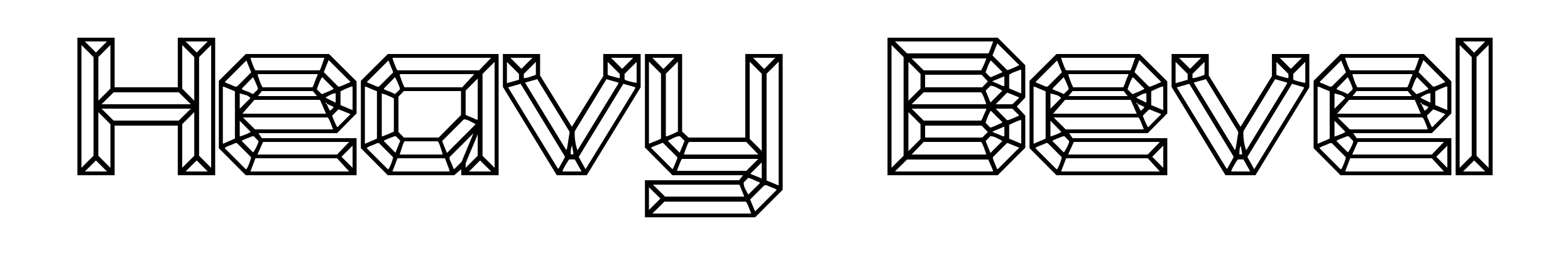 Heavy Bevel