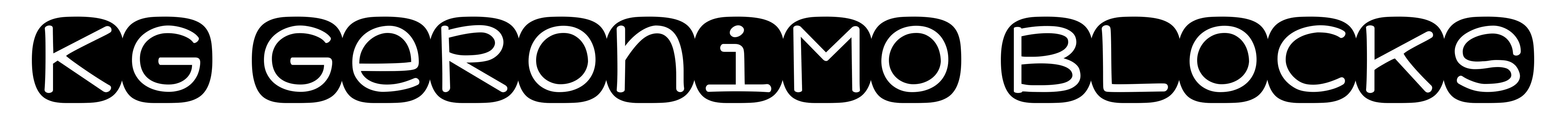 KG Geronimo Blocks