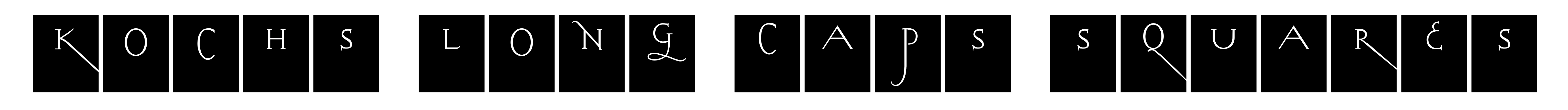 Kochs Long Caps Squares
