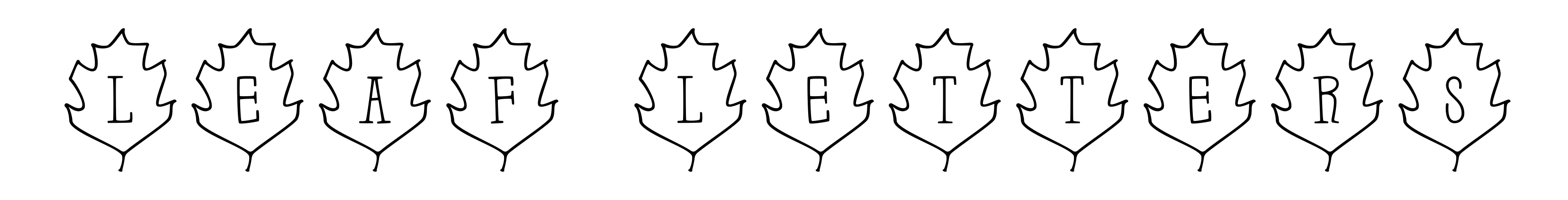 Leaf Letters
