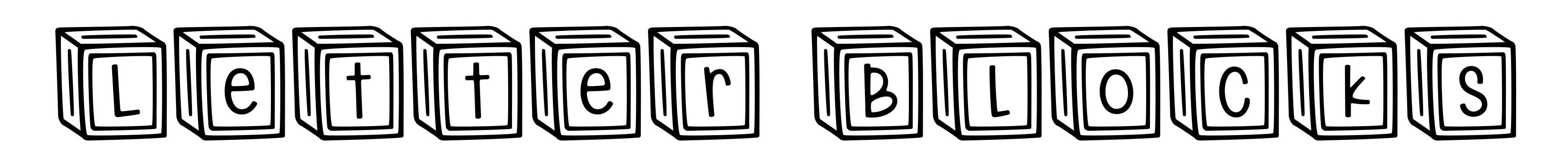 Letter Blocks