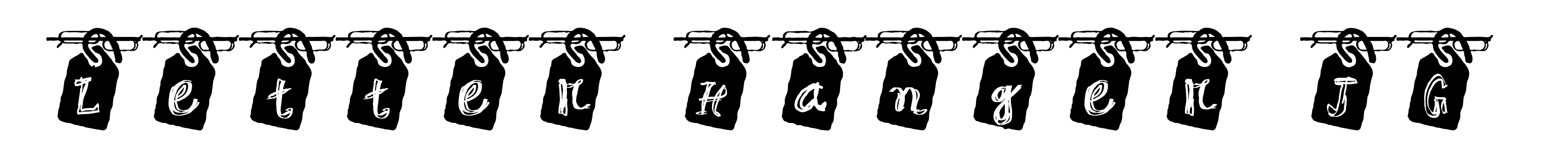 Letter Hanger JG