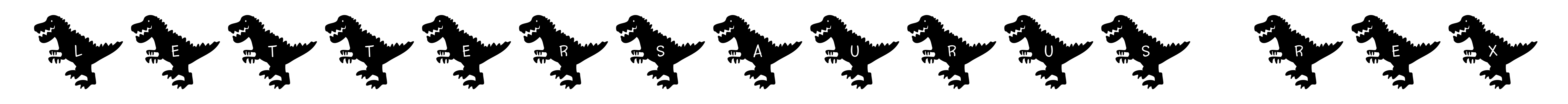 Lettersaurus Rex
