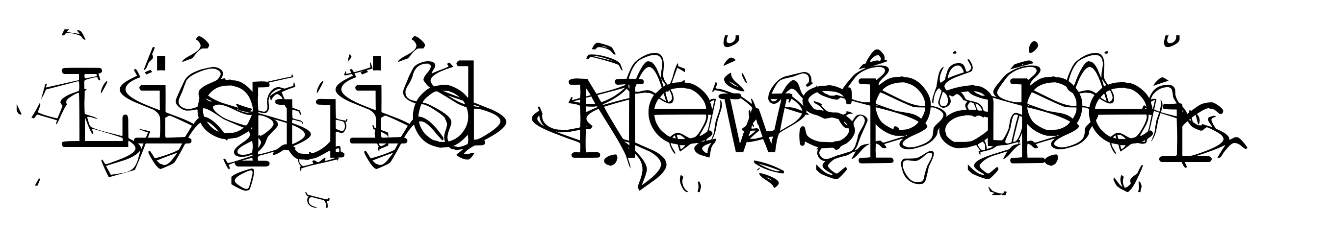 Liquid Newspaper