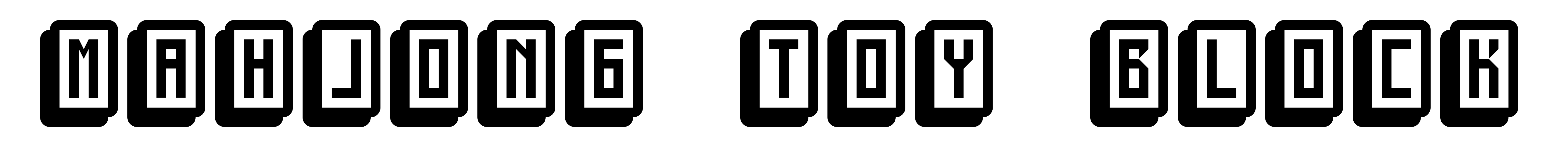 Mahjong Toy Block